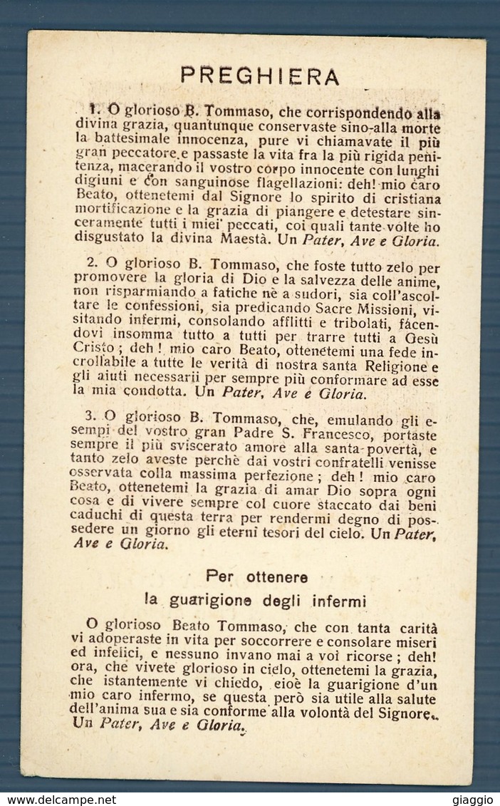 °°° Santino N. 434 - B. Tommaso Da Cori  °°° - Latina