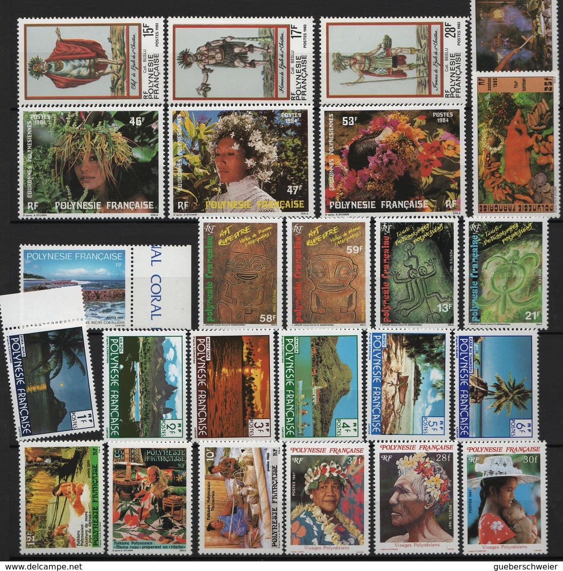 POLY-9 - POLYNESIE Beau Lot De 66 Valeurs Neufs** - Pitcairn