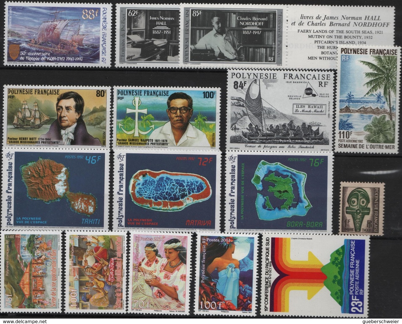 POLY-9 - POLYNESIE Beau Lot De 66 Valeurs Neufs** - Pitcairn