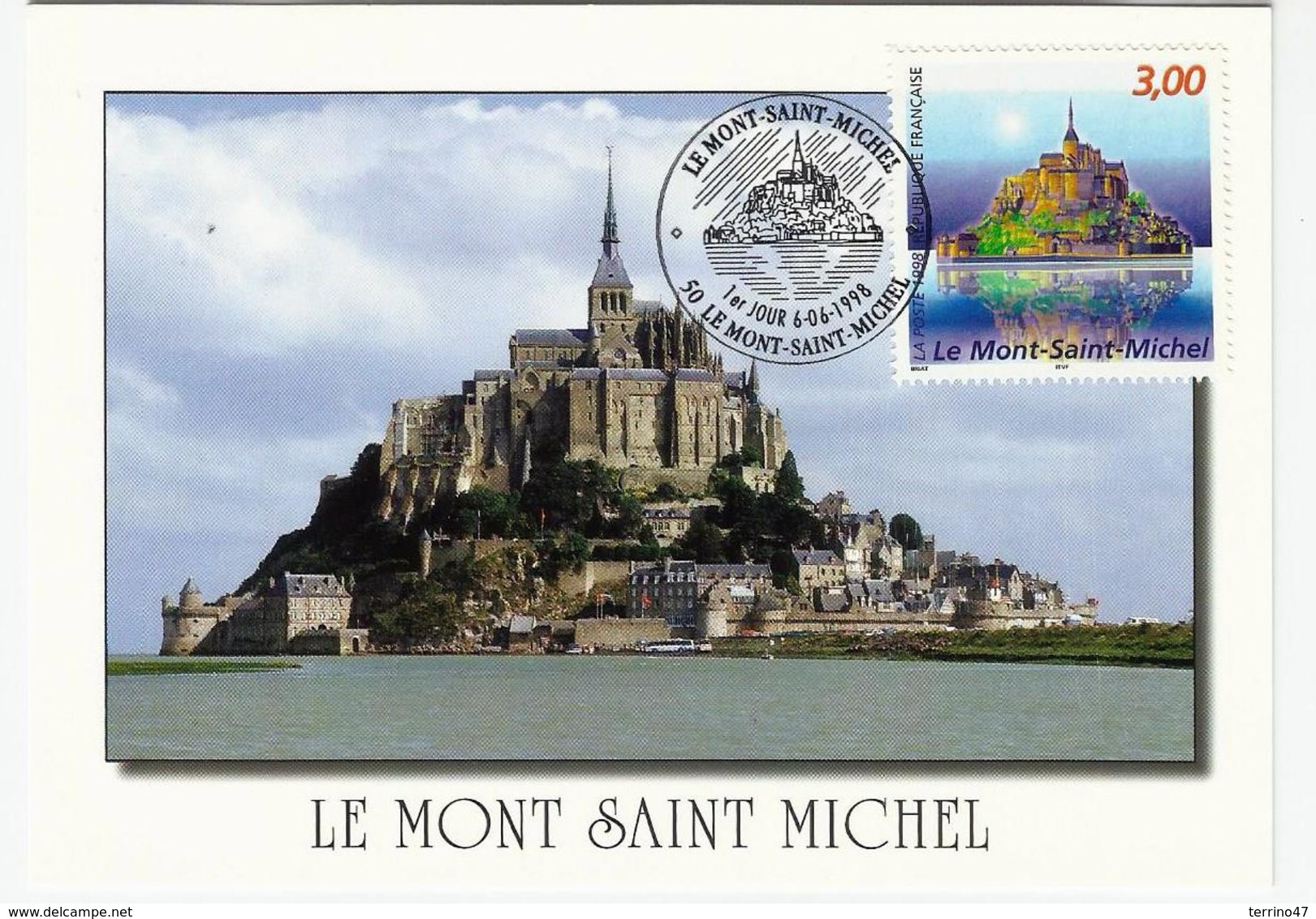 Carte Maximum MONT SAINT MICHEL - 1990-1999