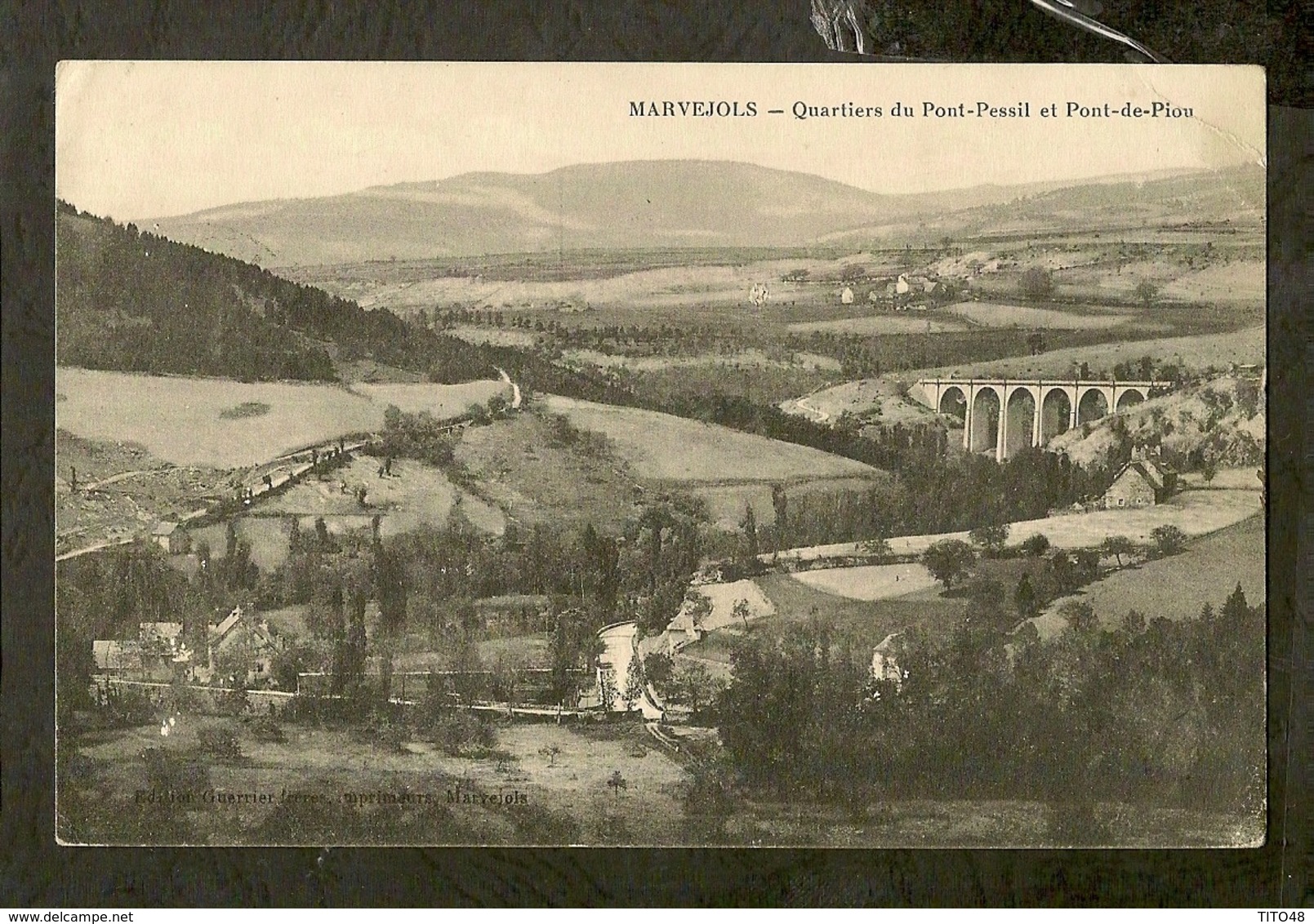 CP-MARVEJOLS (Lozère) - Quartiers Du Pont-Pessil Et Pont-de-Piou - Marvejols