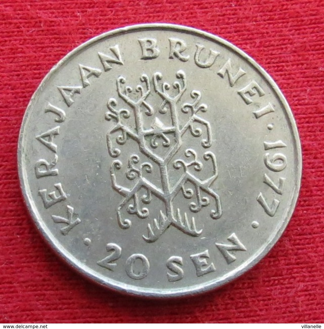 Brunei 20 Sen 1977 KM# 18 (Bolkiah) - Brunei