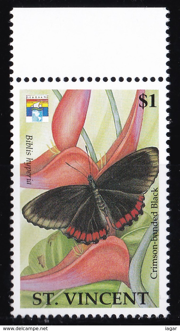 THEMATIC BUTTERFLIES - ST. VINCENT - Farfalle