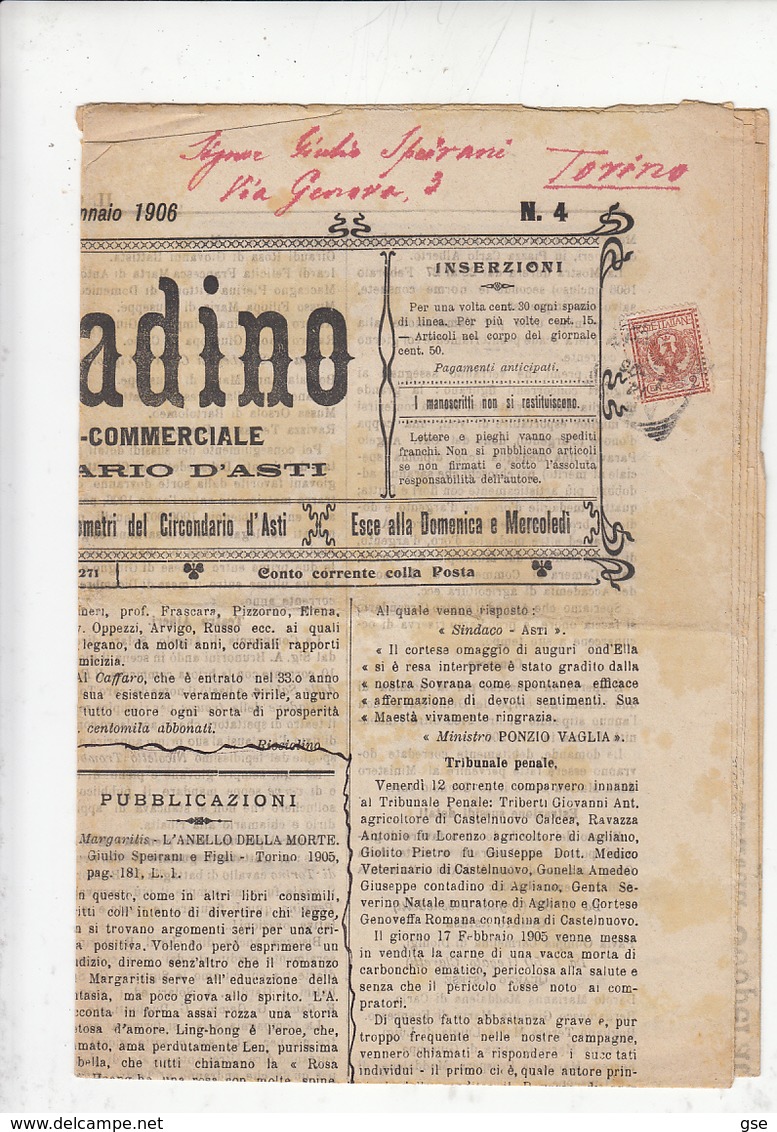 IL CITTADINO  1906 - Periodico Politico-commerciale - Altri & Non Classificati