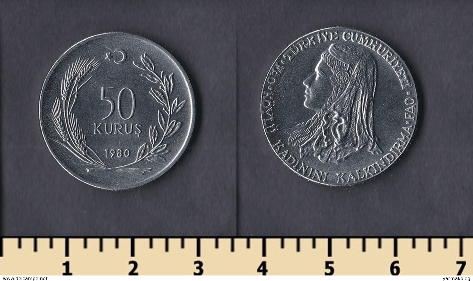 Turkey 50 Kuruş 1980 - Turquie