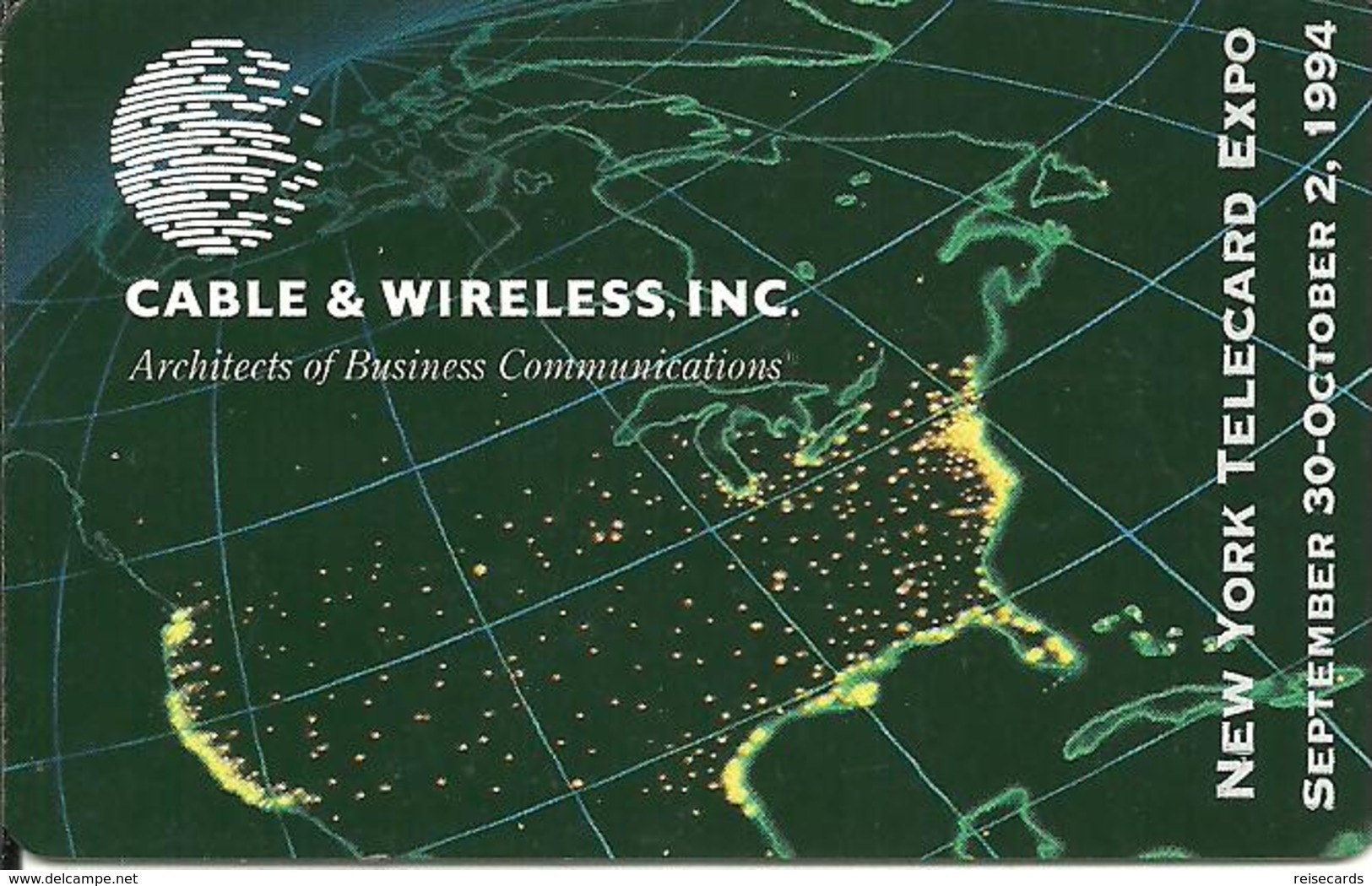 USA: Cable & Wireless  - TeleCard World '94 Exposition New York - Sonstige & Ohne Zuordnung