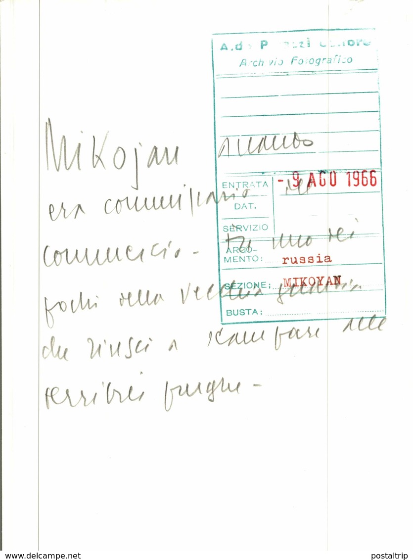 MOKOJAN, MIKOYAN RUSSIA   Press Prensa Presse Photo Photos Fotos Photographia Italia Italie Italien - Lugares