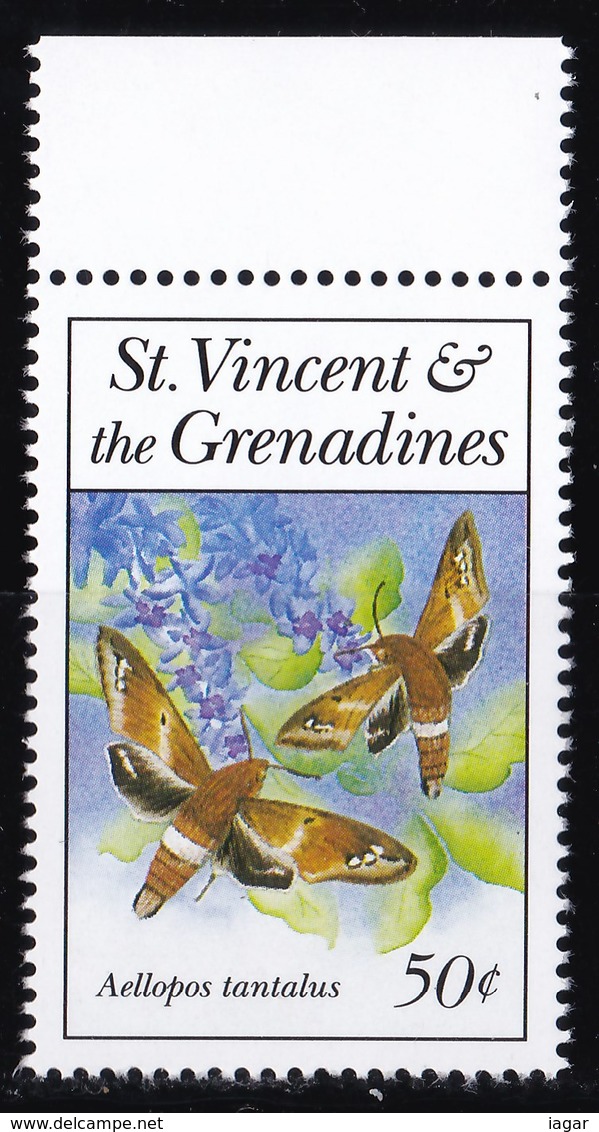 THEMATIC BUTTERFLIES - ST. VINCENT & GRENADINES - Farfalle