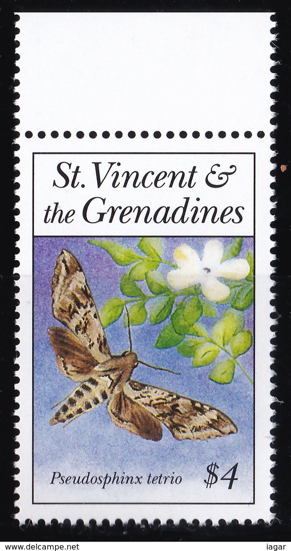 THEMATIC BUTTERFLIES - ST. VINCENT & GRENADINES - Farfalle