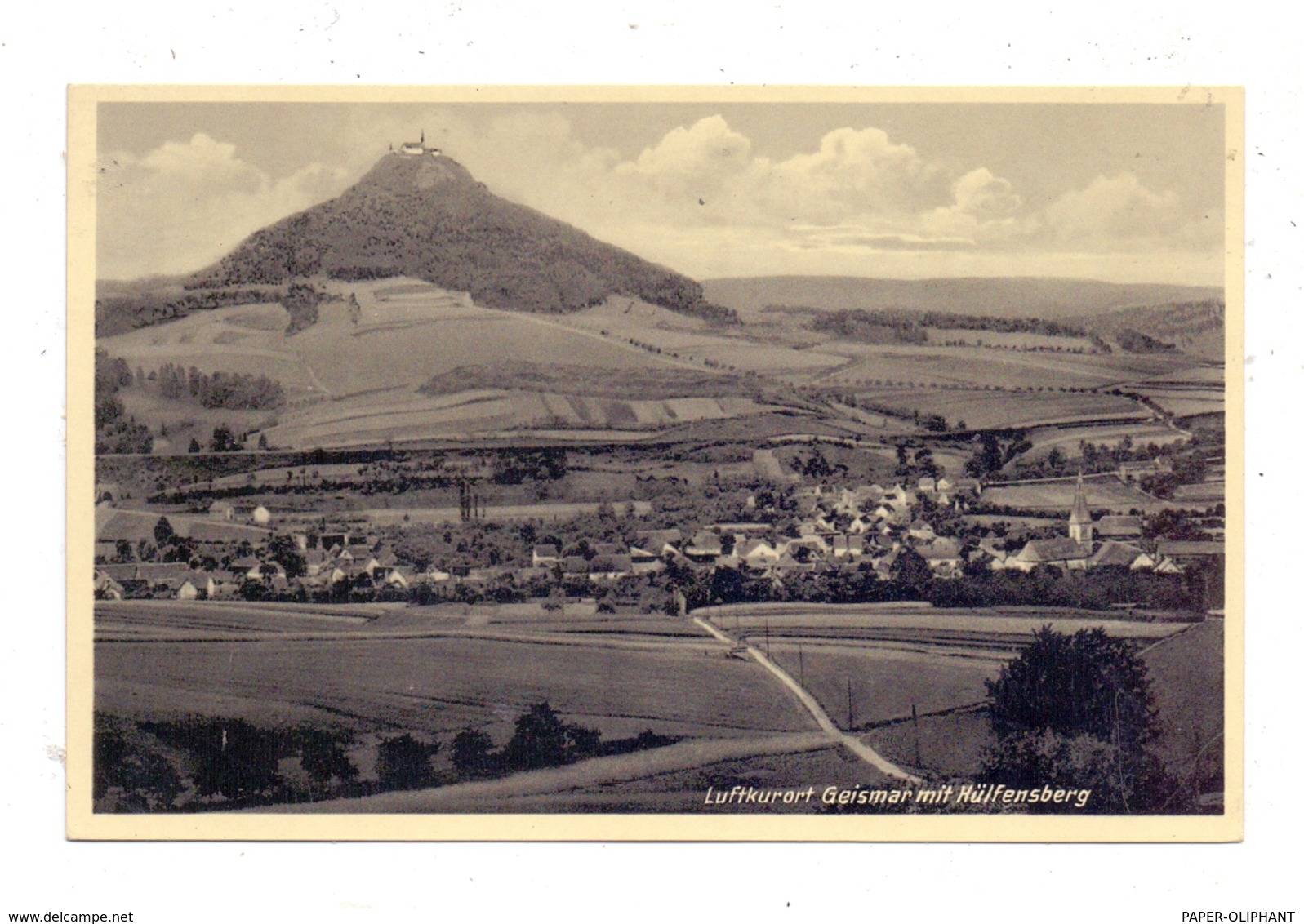 0-5631 GEISMAR / Eichsfeld, Ortsansicht Mit Hülfensberg - Heiligenstadt