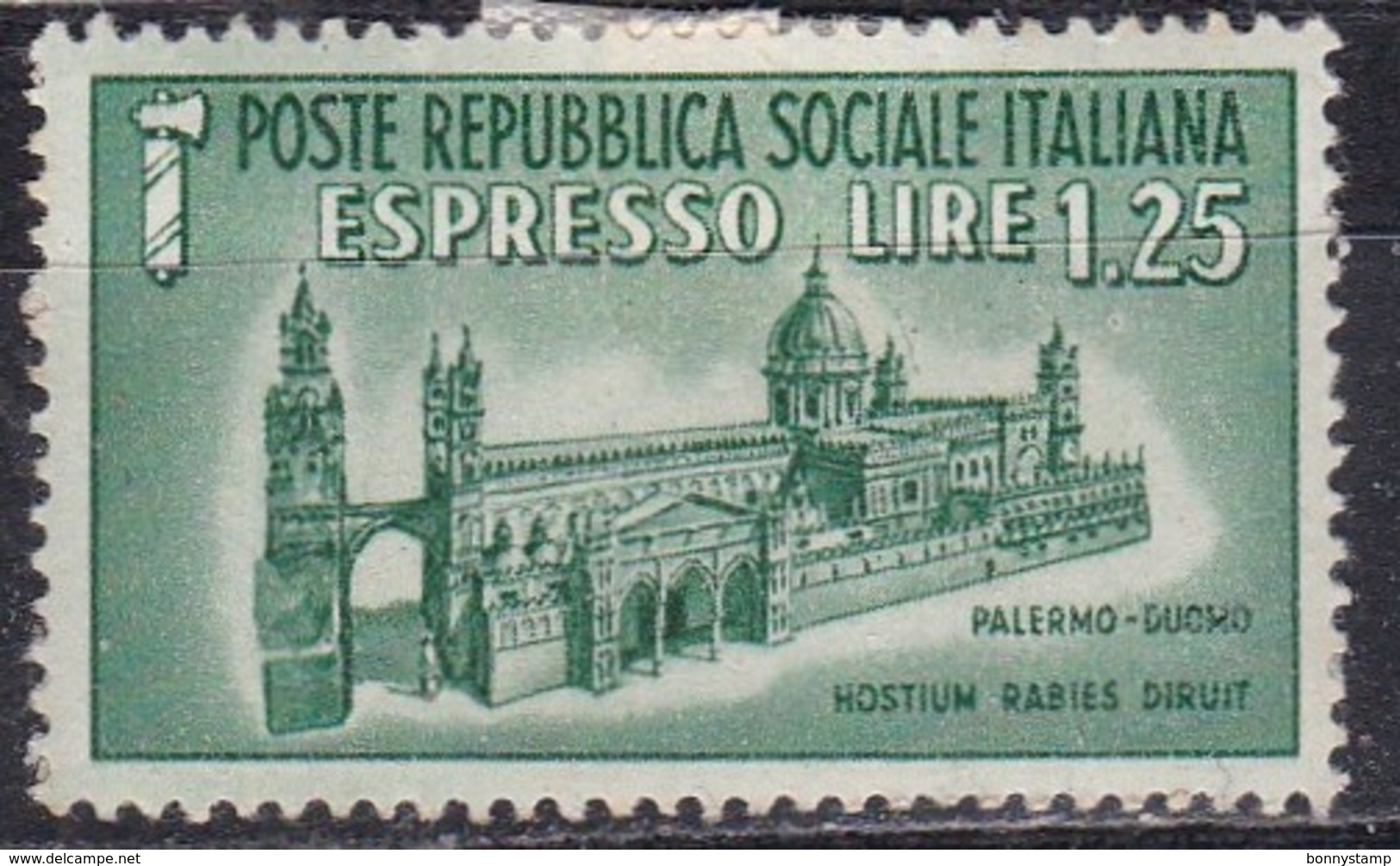 Repubblica Sociale Italiana, 1944 - 1,25 Lire Espresso - Nr.E23 MLH* - Posta Espresso