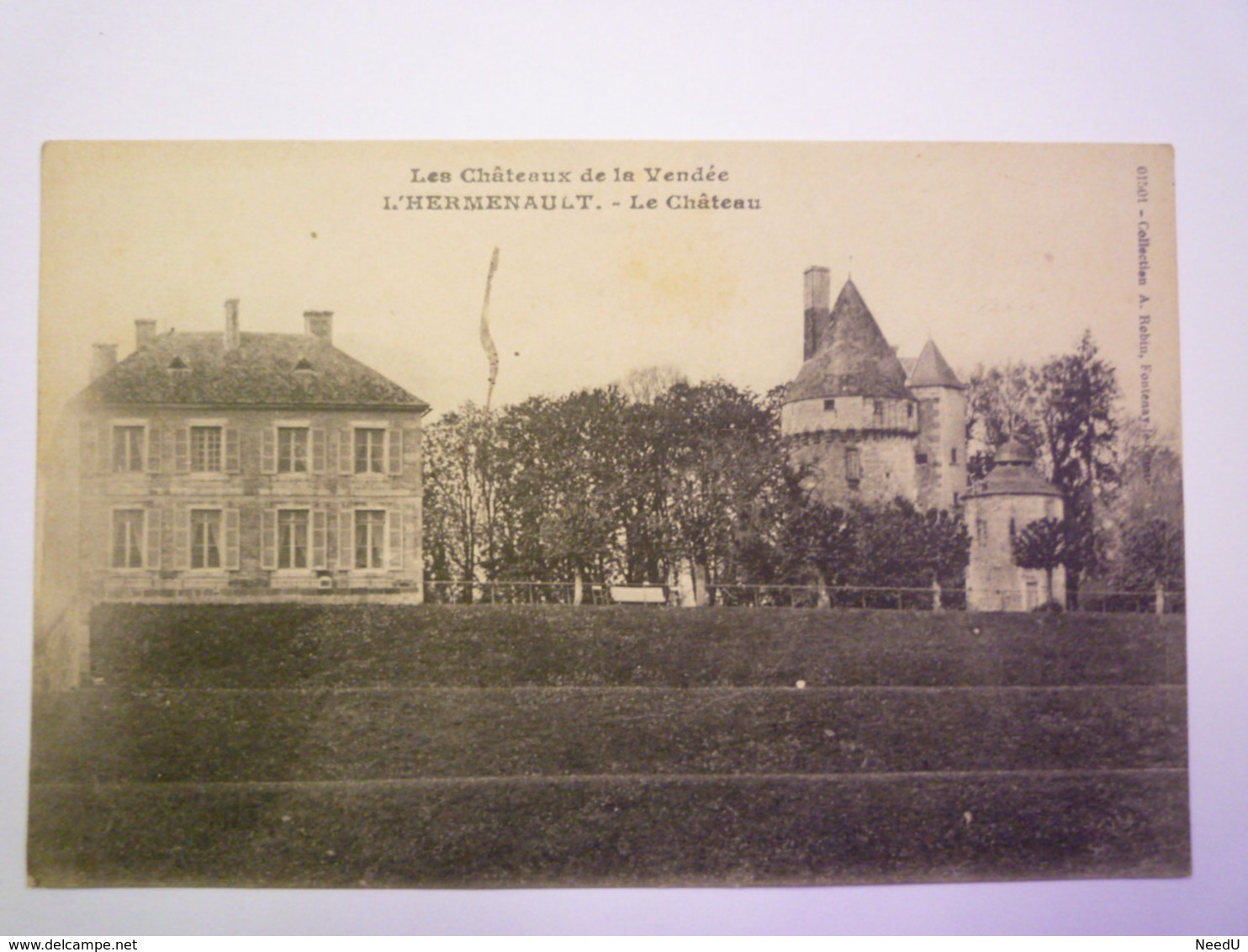 L'HERMANAULT  (Vendée)  :  Le  CHÂTEAU   1919   XXX - L'Hermenault