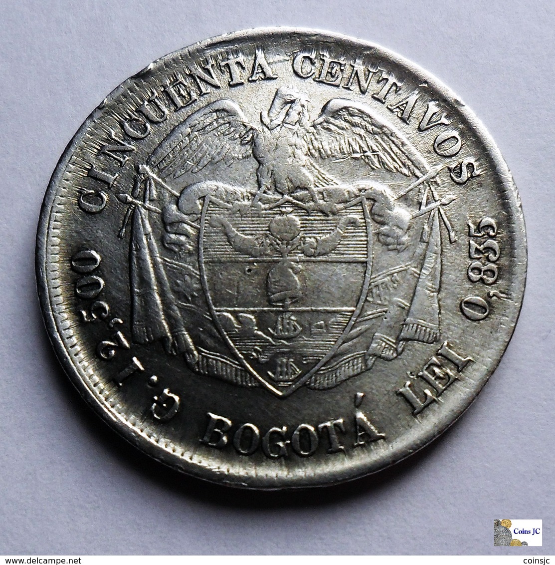 Colombia - 50 Centavos - 1880 - Kolumbien
