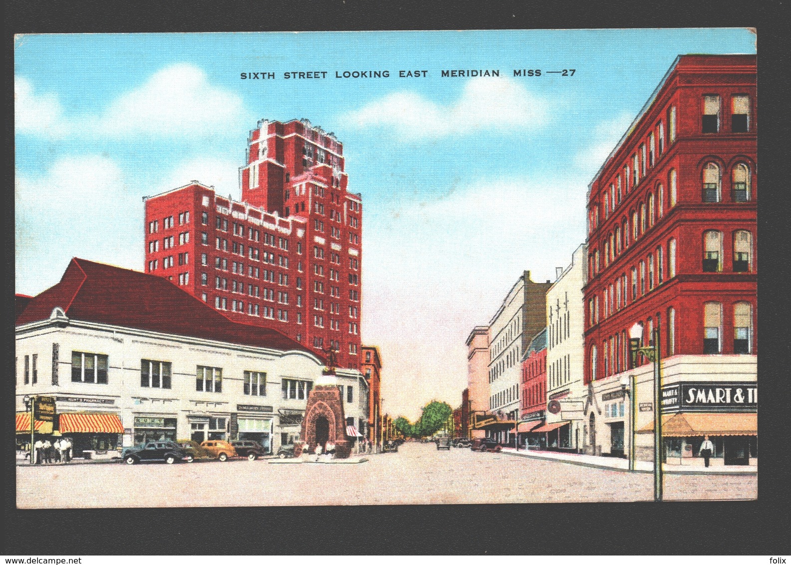 Meridian - Sixth Street Looking East - Meridian