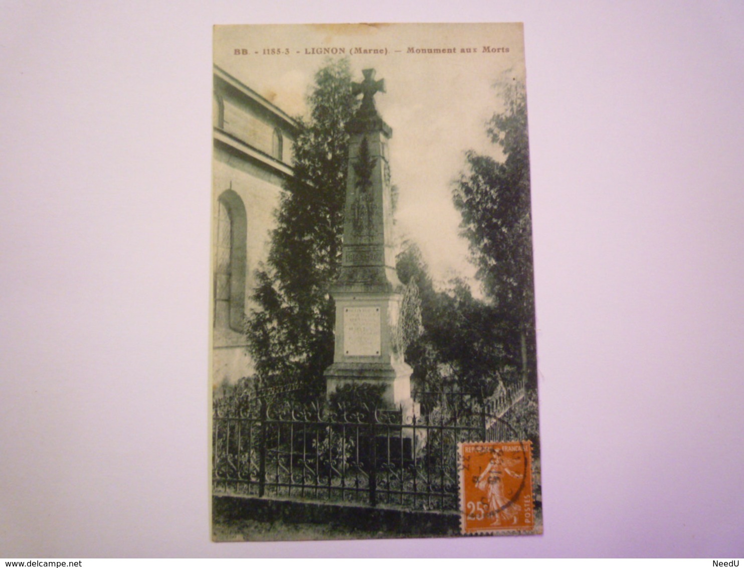 LIGNON  (Marne)  :  Monument Aux  MORTS   1933   XXX - Other & Unclassified