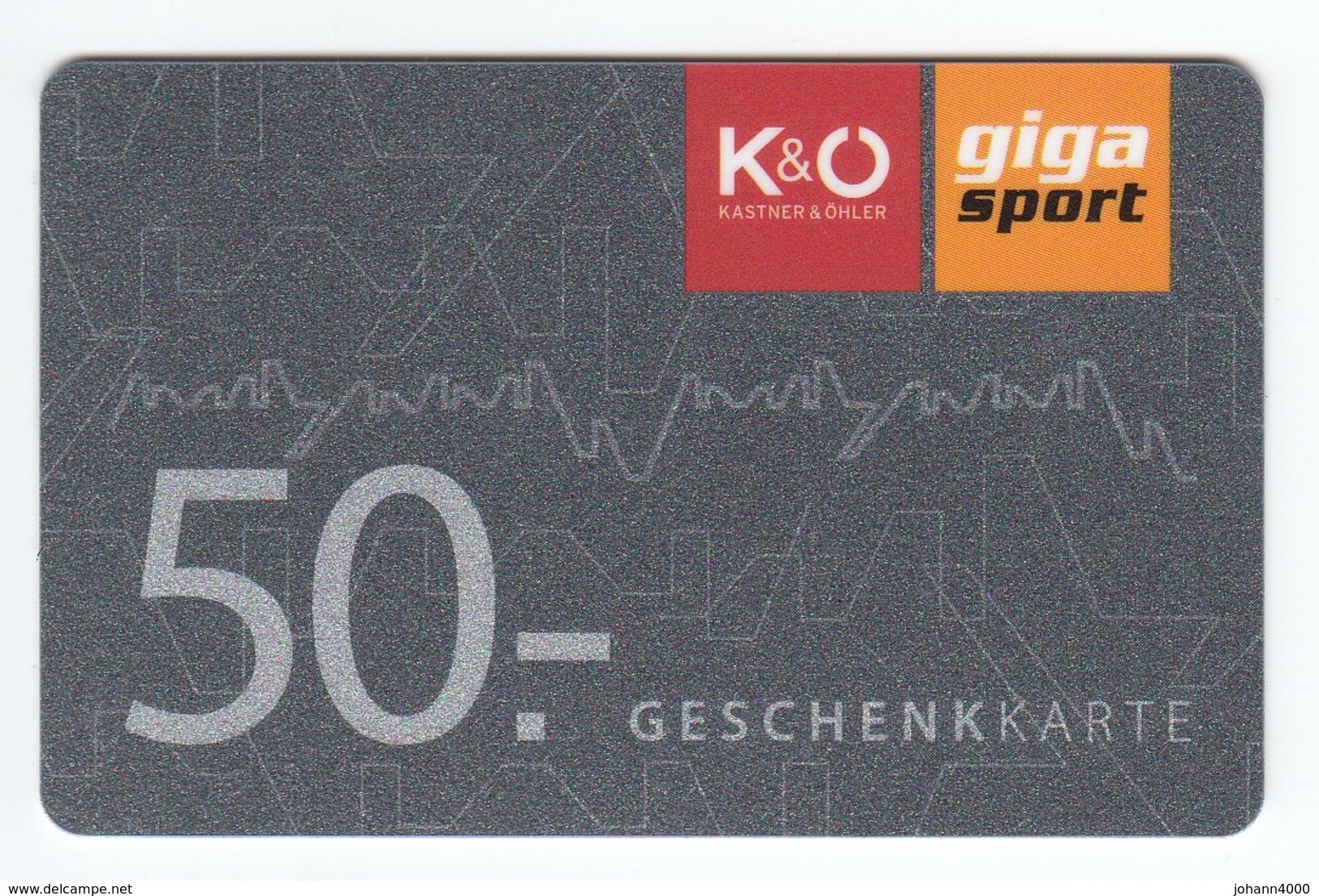 Geschenkkarte Giga Sport  Gift - Gift Cards