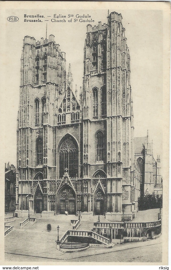 Brusselles. Eglise Ste. Gudule.  Belgium S-4698 - Other & Unclassified