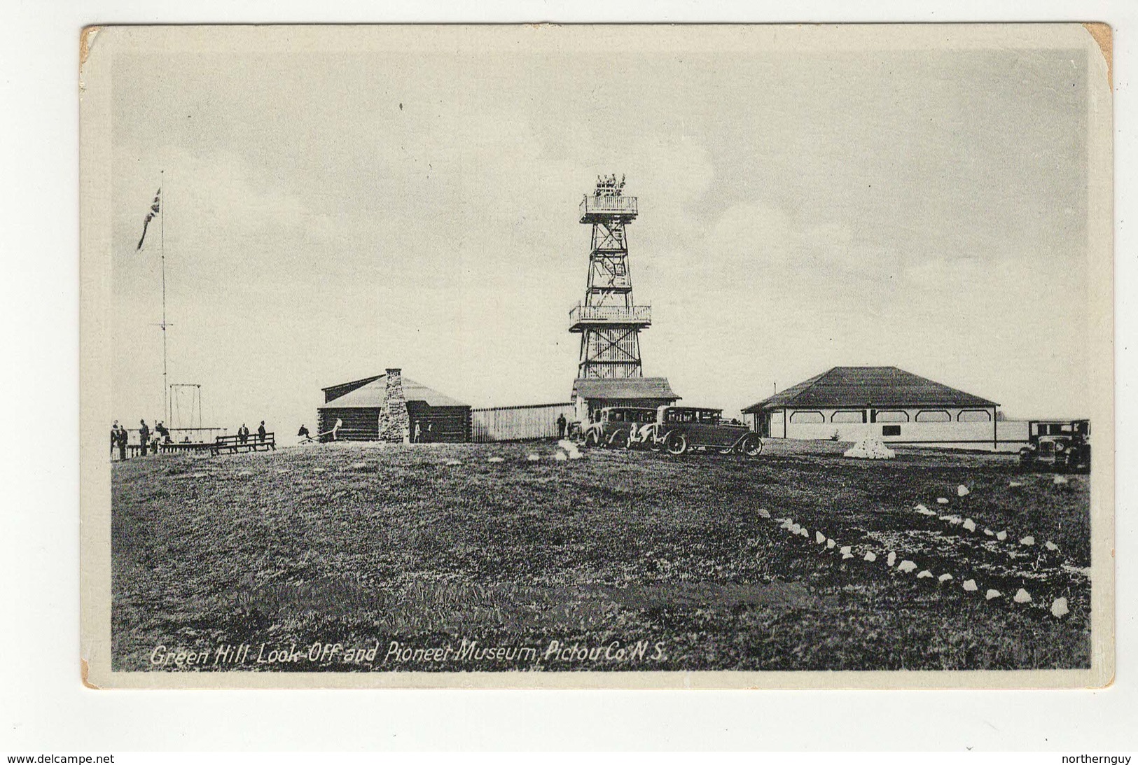 GREEN HILL, Nova Scotia, Canada, Look-Off And Pioneer Museum, Old WB Postcard, Pictou County - Autres & Non Classés