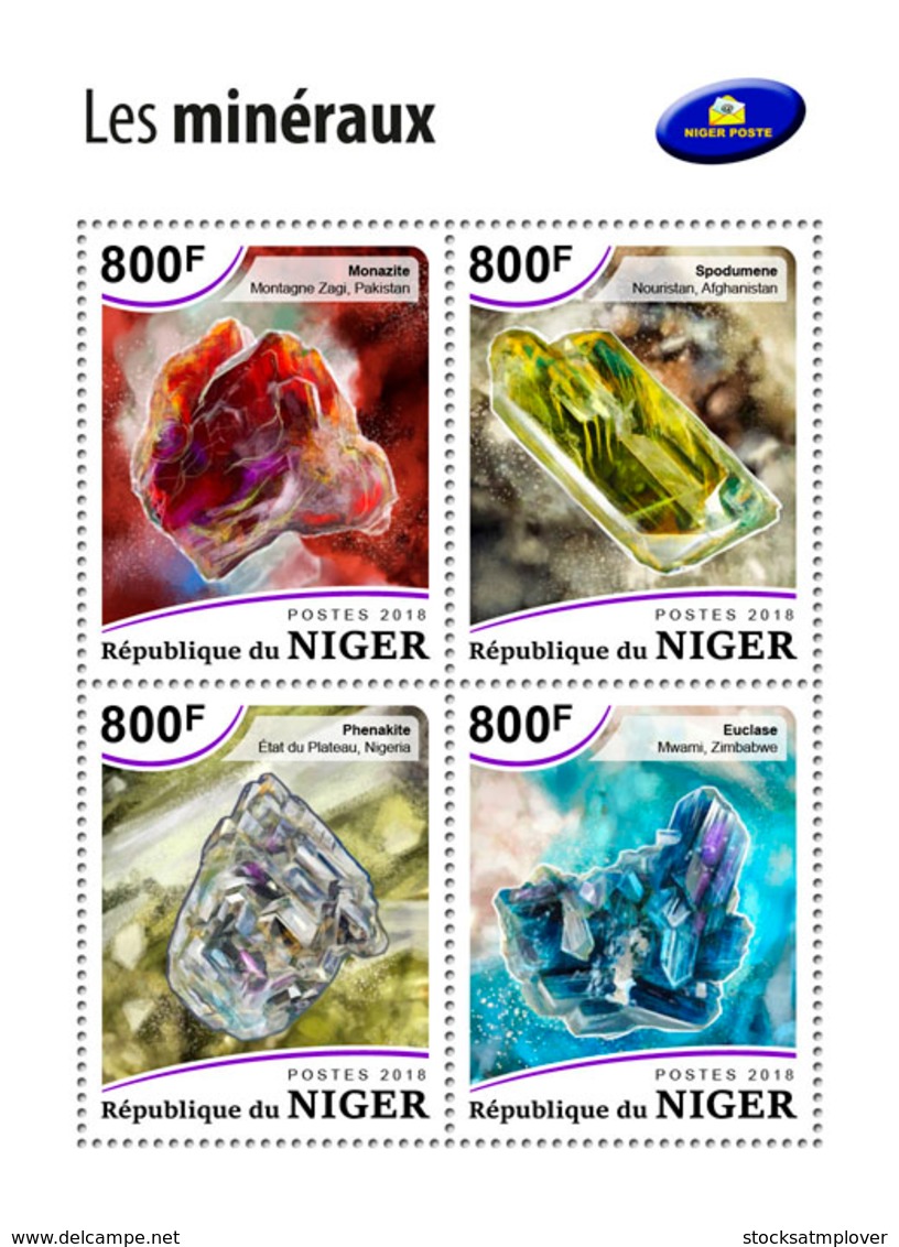 Niger 2018   Minerals     S201812 - Niger (1960-...)