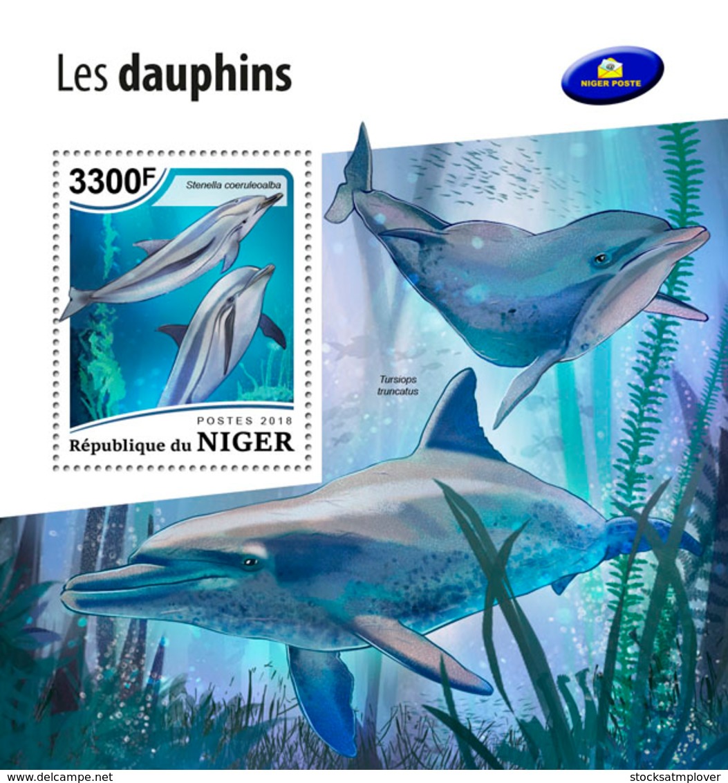 Niger 2018    Dolphins Fauna    S201812 - Niger (1960-...)