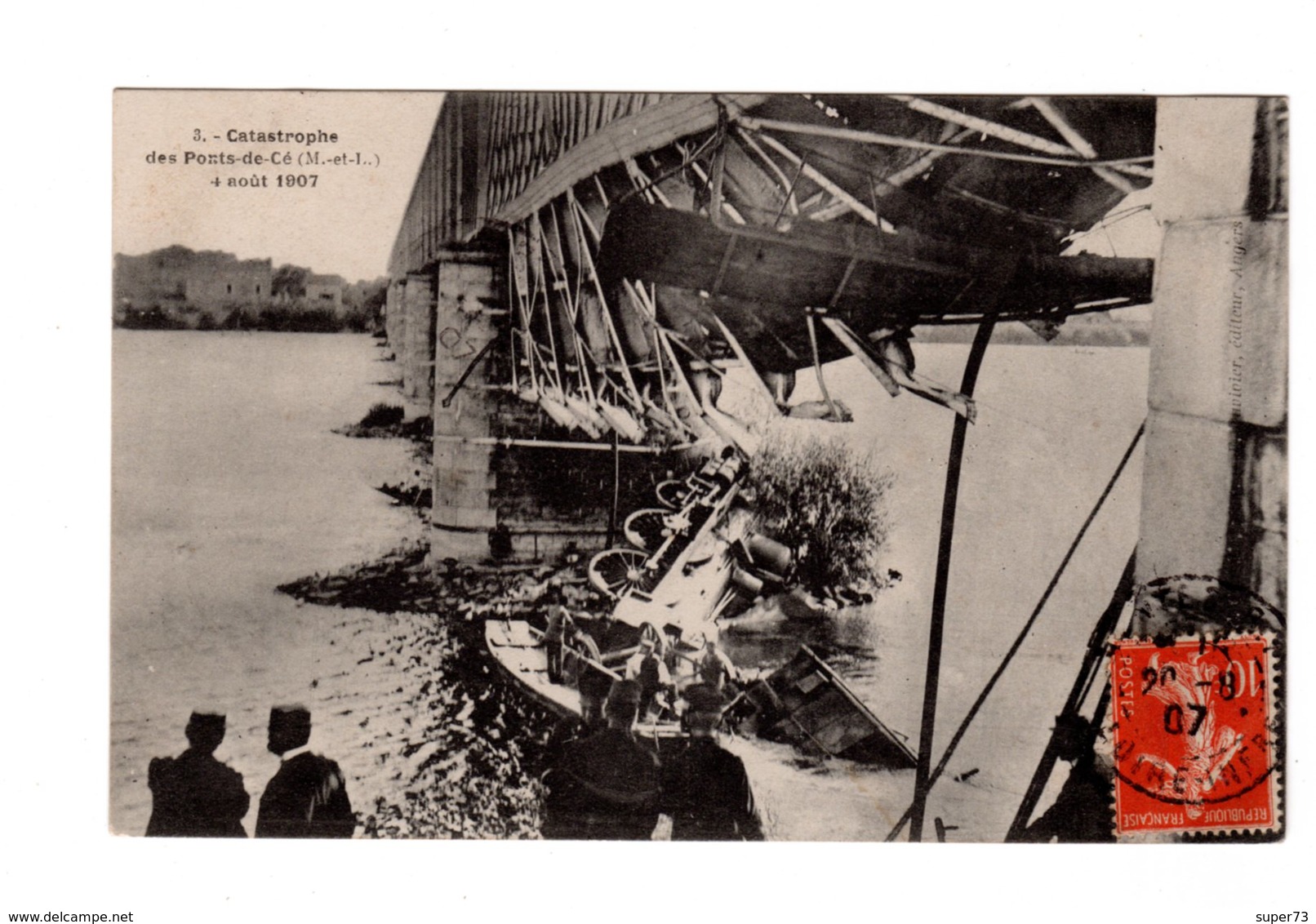 CPA 49 - Catastrophe Des Pont De Cé ( M Et L ) 4 Août 1907 - Autres & Non Classés