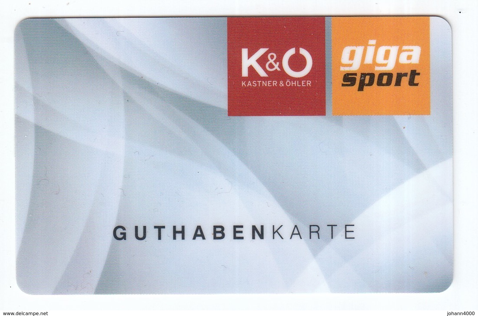 Geschenkkarte Giga Sport  Gift - Gift Cards