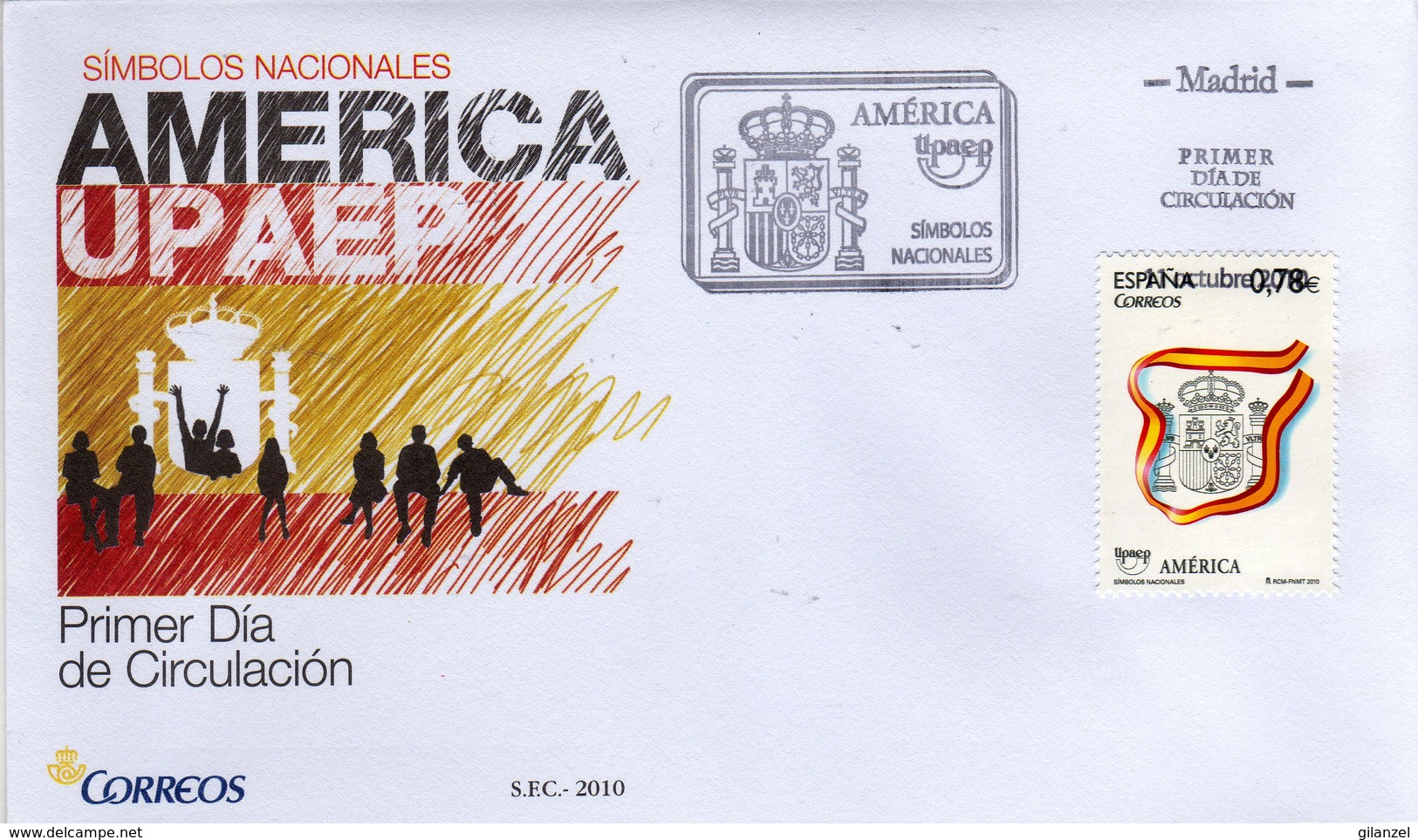 Spain Spagna Espana FDC 2010 UPAEP - FDC