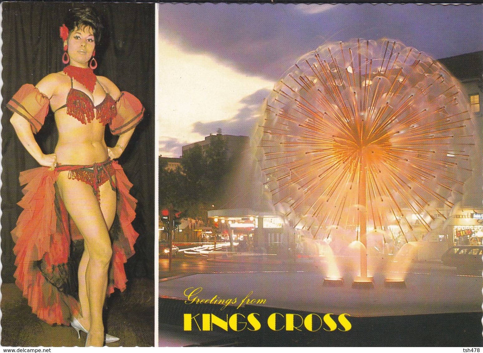 AUSTRALIE---RARE--SYDNEY--king Cross--" Sorita " El Alamein Fountain--voir 2 Scans - Sydney