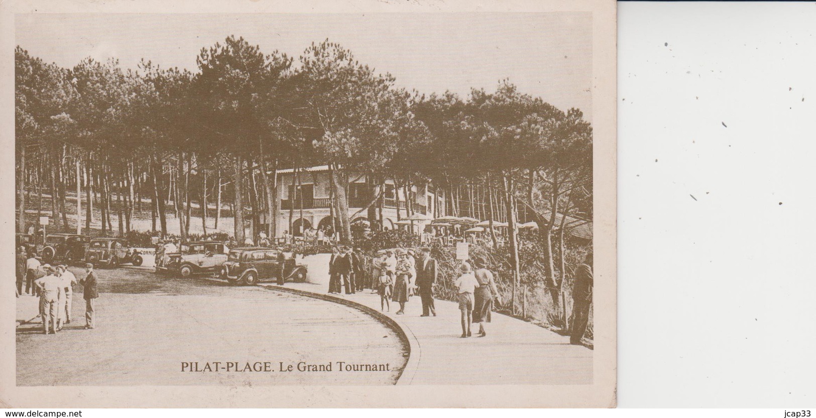 33 LA BELLE EPOQUE EN GIRONDE  -  ARCACHON-PILAT-PLAGE - Le Grand Tournant  - - Arcachon