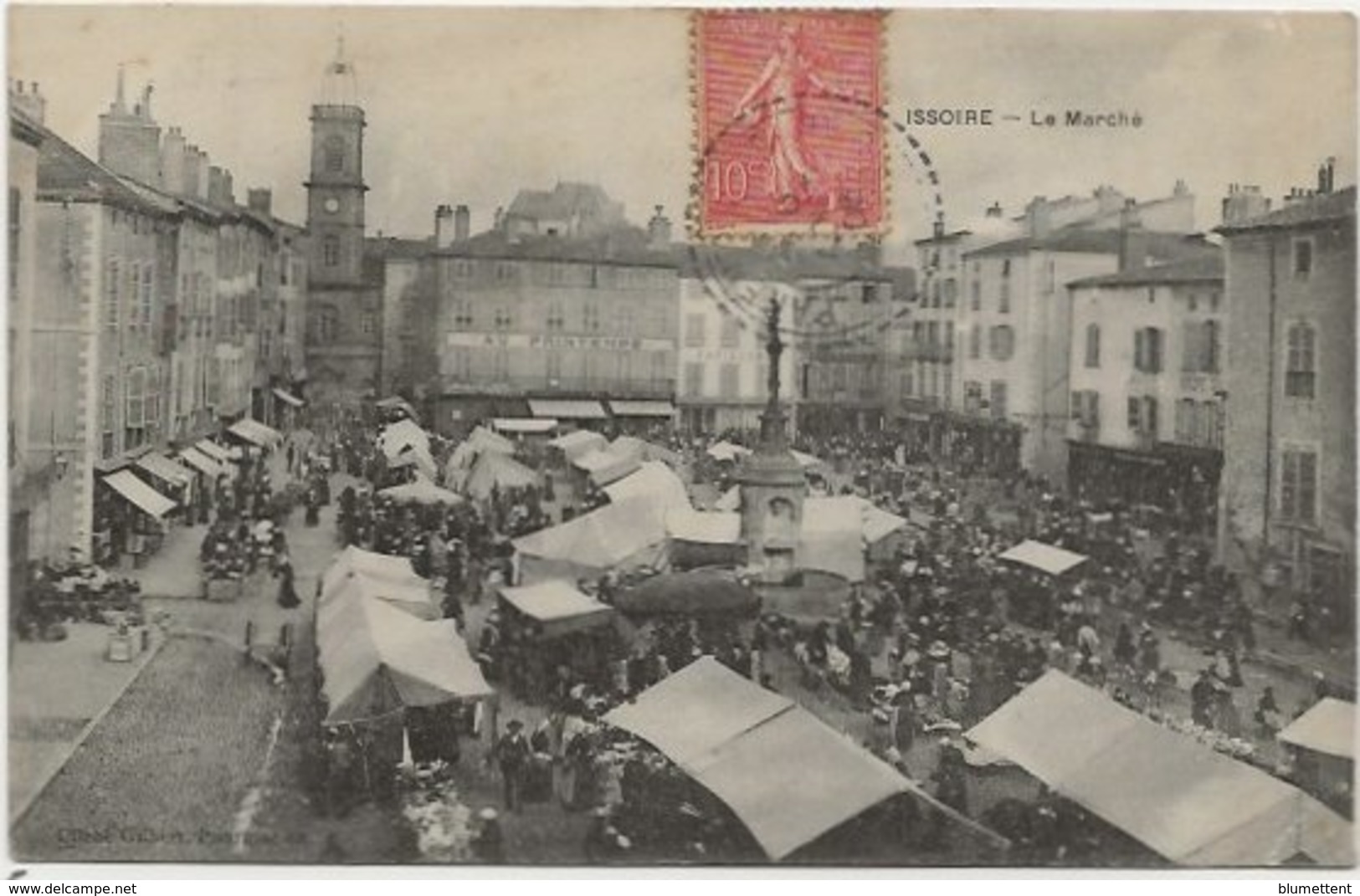 CPA - Le Marché ISSOIRE 63 - Issoire