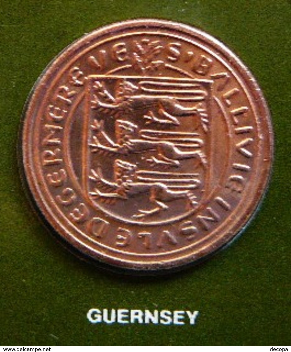 Numisletter Guernsey   Coin UNC 2 Pence 1979 + Stamp Michel Nr 183 - Guernesey