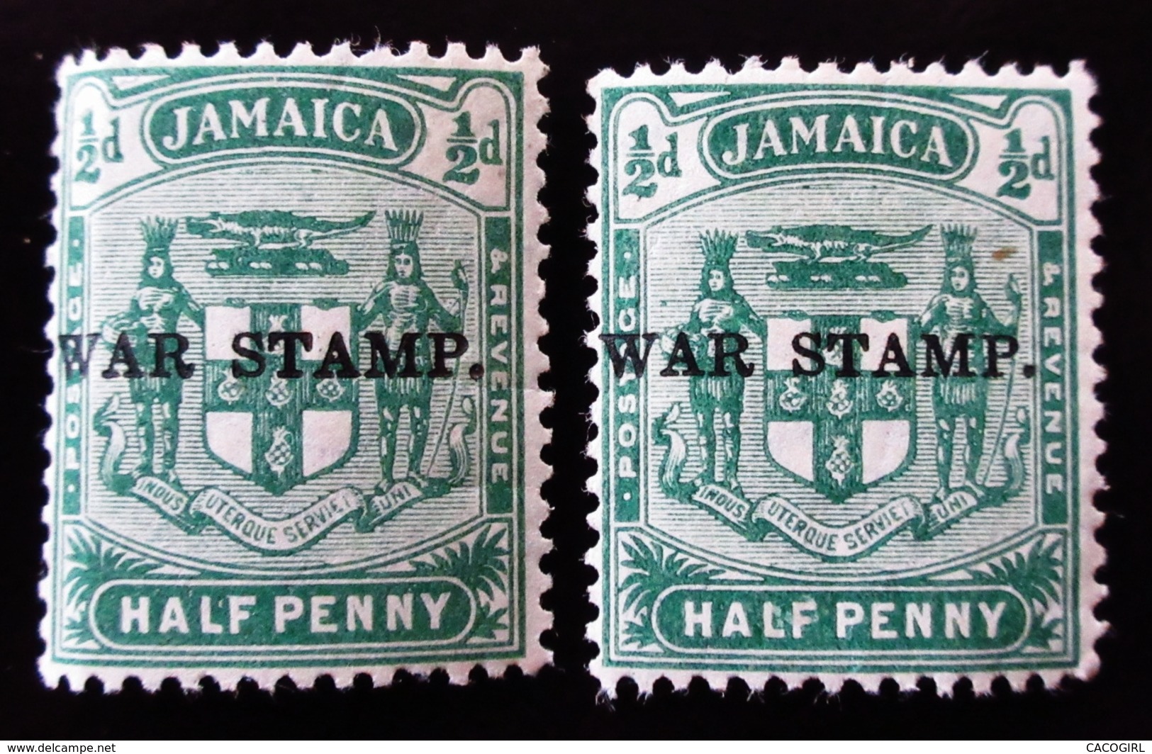 1916 Jamaïque  Yt 69 (A)  War Stamps . Neufs Petites Traces De Charnières - Jamaïque (...-1961)