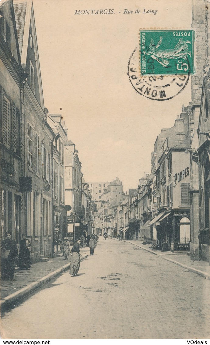 CPA - France - (45) Loiret - Montargis - Rue De Loing - Montargis