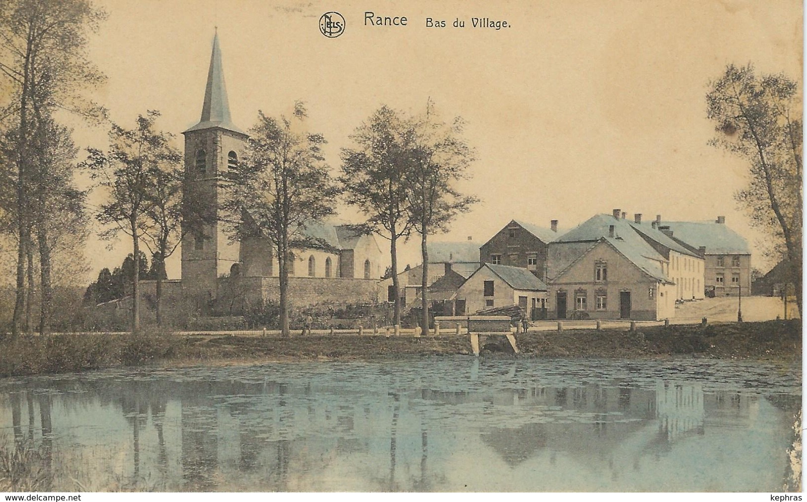 RANCE : Bas Du Village - RARE COLORISEE - Sivry-Rance