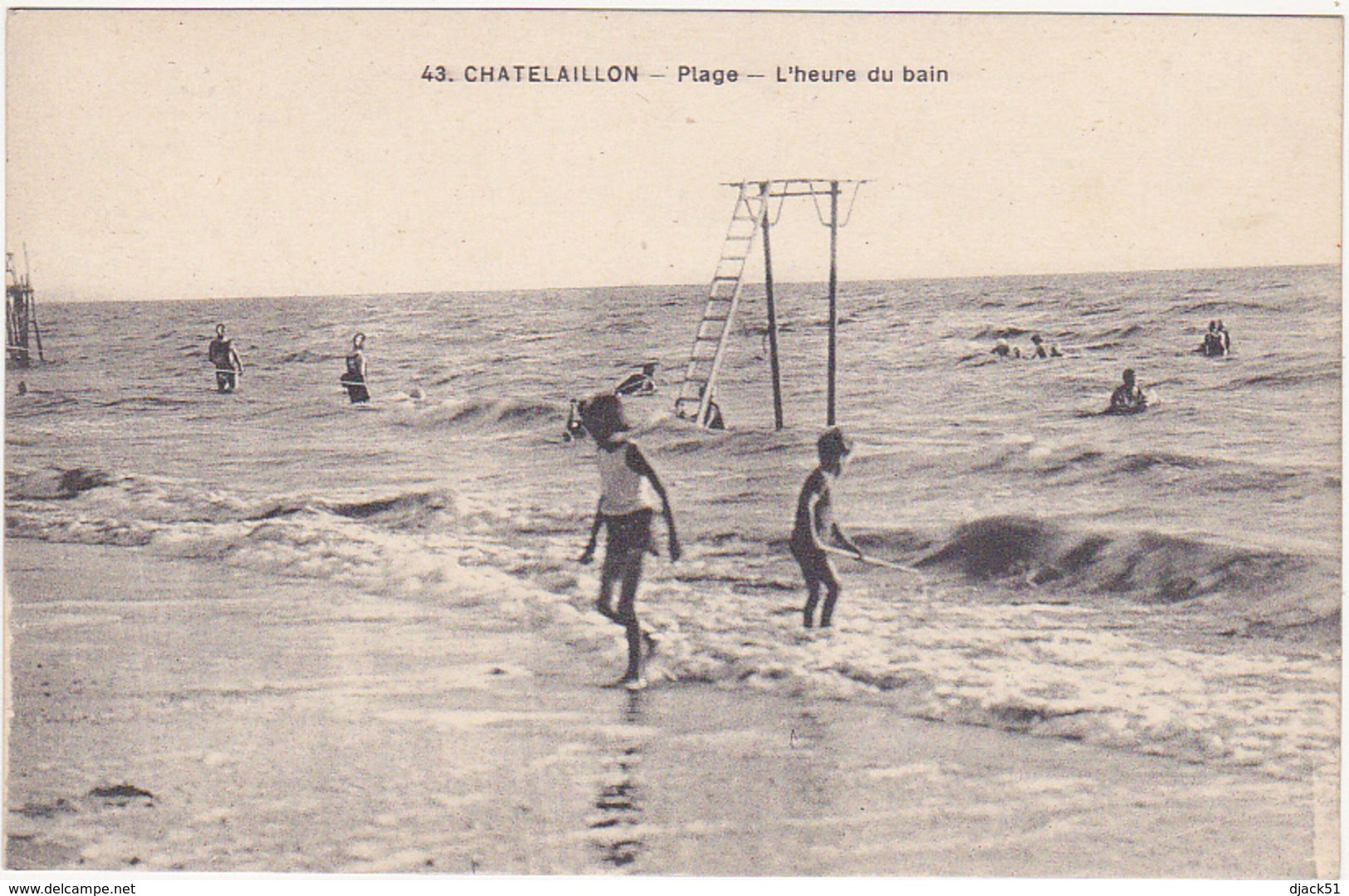 17 - CHATELAILLON-PLAGE - Plage - L'Heure Du Bain - Châtelaillon-Plage