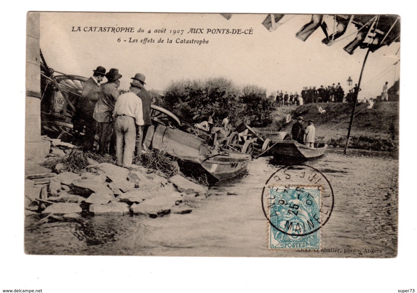 CPA 49 - Catastrophe Des Pont De Cé ( M Et L ) 4 Août 1907 - Les Effets De La Catastrophe - Autres & Non Classés