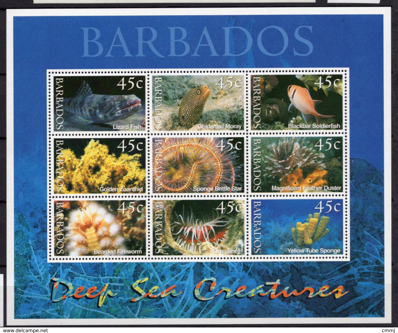 2001 - BARBADOS - Mi. Nr. 998/1006 - NH - (UP.207.39) - Barbados (1966-...)