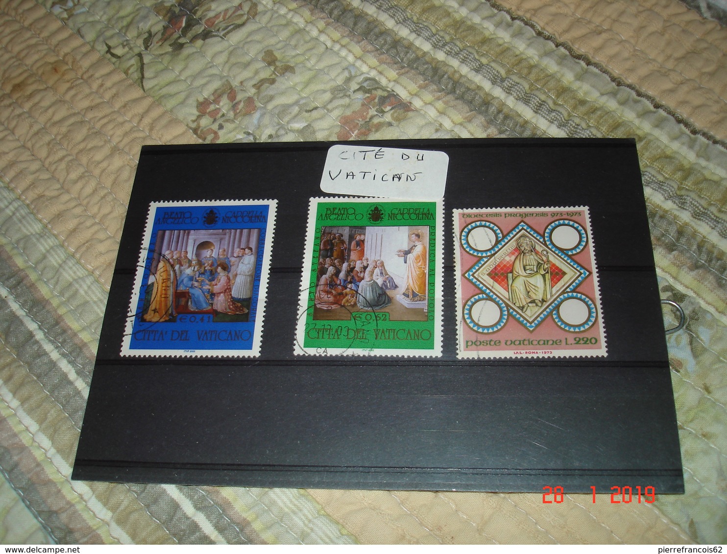 TIMBRES OBLITERES DU VATICAN