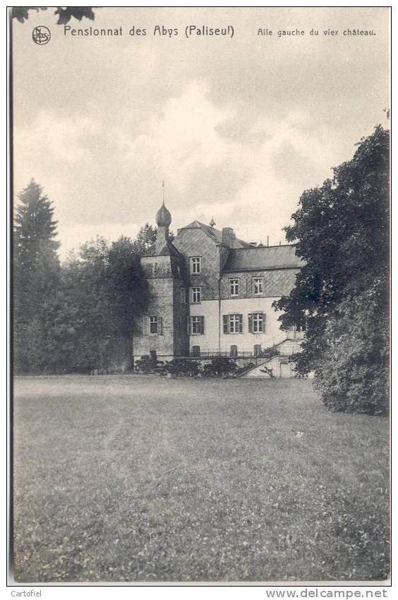 PALISEUL-PENSIONNAT DES ABYS-AILE GAUCHE DU VIEUX CHATEAU- KASTEEL-RARE!!-ED. NELS BRUXELLES - Paliseul