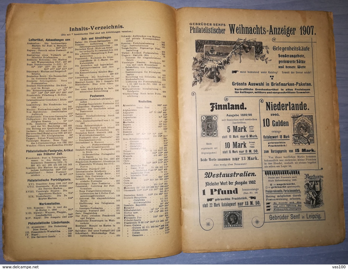 ILLUSTRATED STAMPS JOURNAL- ILLUSTRIERTES BRIEFMARKEN JOURNAL, LEIPZIG, NR 24, DECEMBER 1907, GERMANY - Tedesche (prima Del 1940)