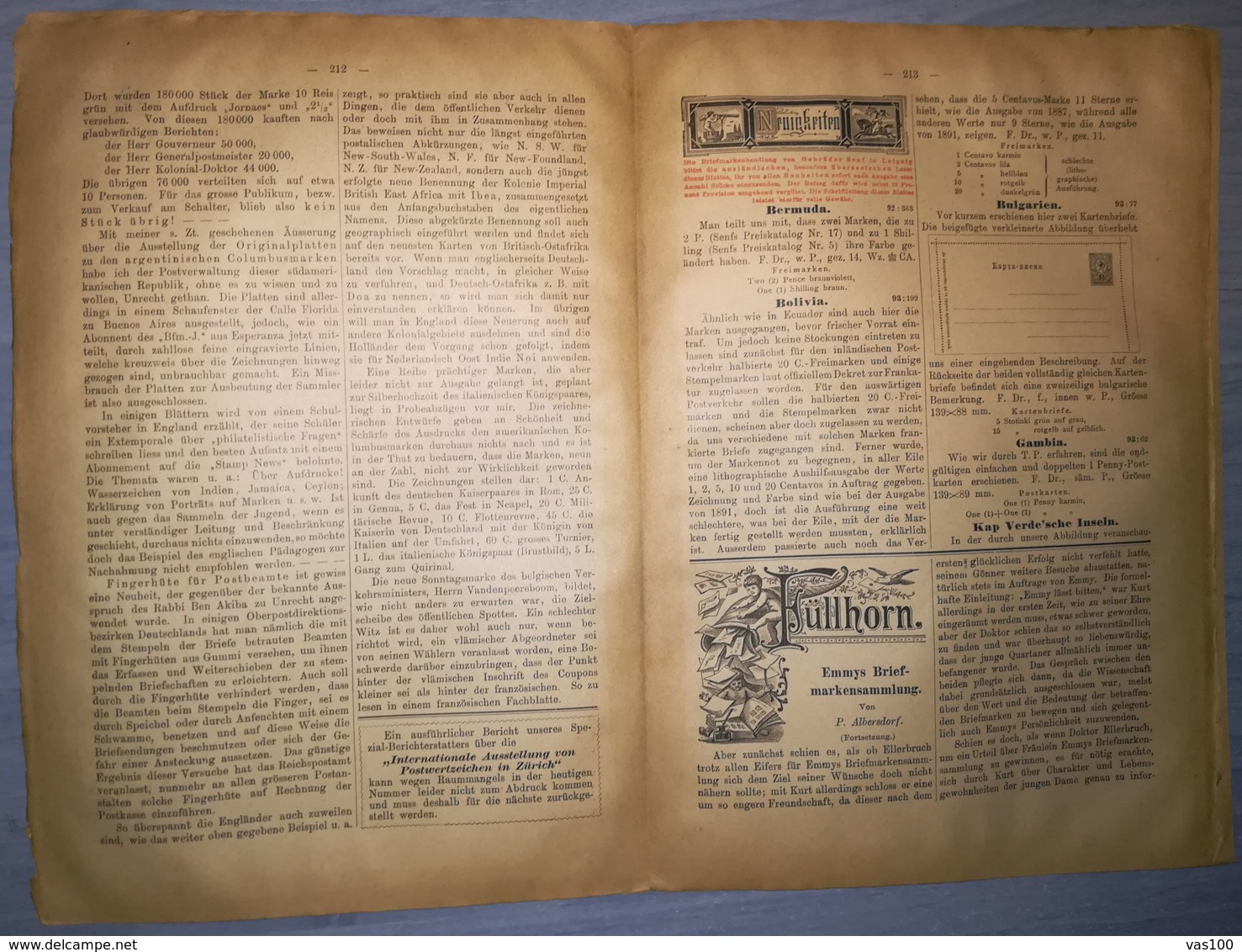 ILLUSTRATED STAMPS JOURNAL- ILLUSTRIERTES BRIEFMARKEN JOURNAL MAGAZINE, LEIPZIG, NR 14, JULY 1893, GERMANY - Tedesche (prima Del 1940)