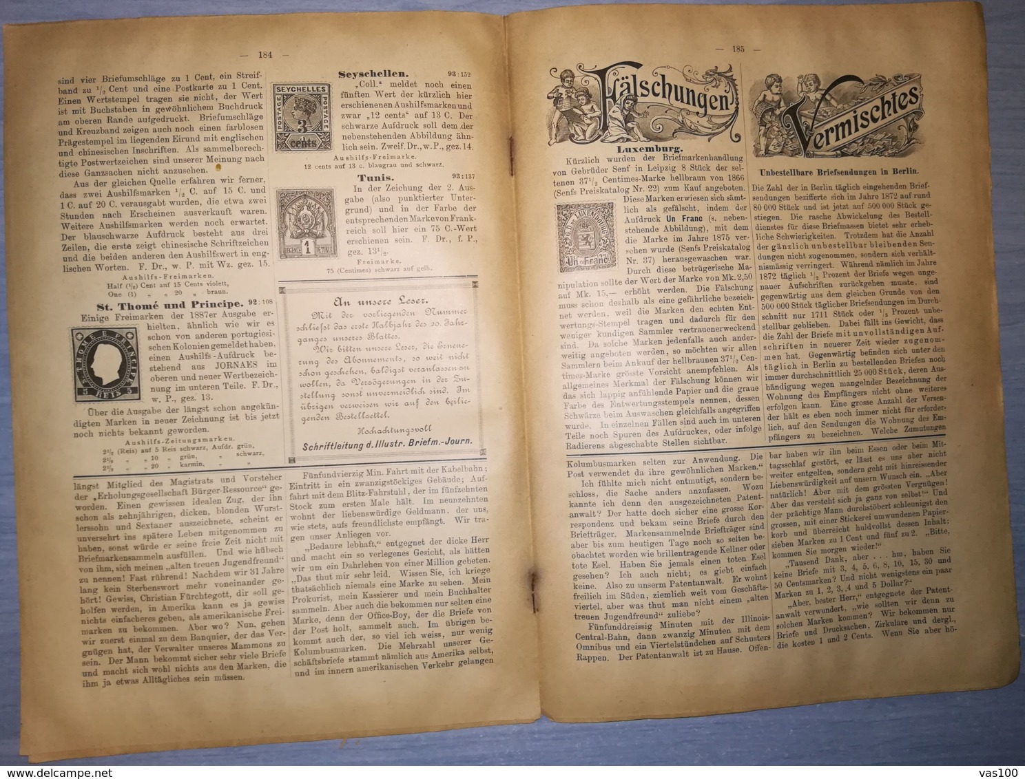 ILLUSTRATED STAMPS JOURNAL- ILLUSTRIERTES BRIEFMARKEN JOURNAL MAGAZINE, LEIPZIG, NR 12, JUNE 1893, GERMANY - Deutsch (bis 1940)