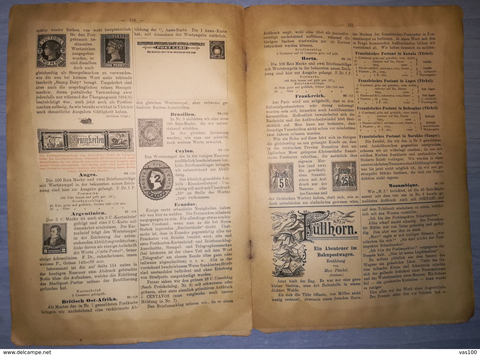 ILLUSTRATED STAMPS JOURNAL- ILLUSTRIERTES BRIEFMARKEN JOURNAL MAGAZINE, LEIPZIG, NR 10, MAY 1893, GERMANY - Tedesche (prima Del 1940)