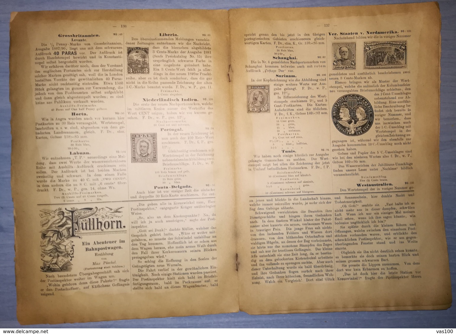 ILLUSTRATED STAMPS JOURNAL- ILLUSTRIERTES BRIEFMARKEN JOURNAL MAGAZINE, LEIPZIG, NR 9, MAY 1893, GERMANY - German (until 1940)