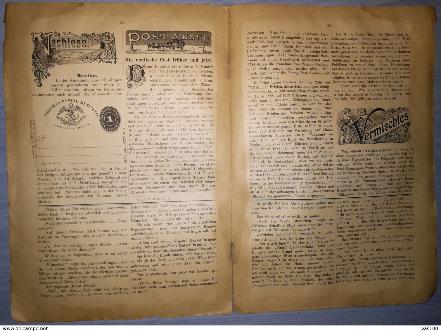 ILLUSTRATED STAMPS JOURNAL- ILLUSTRIERTES BRIEFMARKEN JOURNAL MAGAZINE, LEIPZIG, NR 5, MARCH 1893, GERMANY - Tedesche (prima Del 1940)