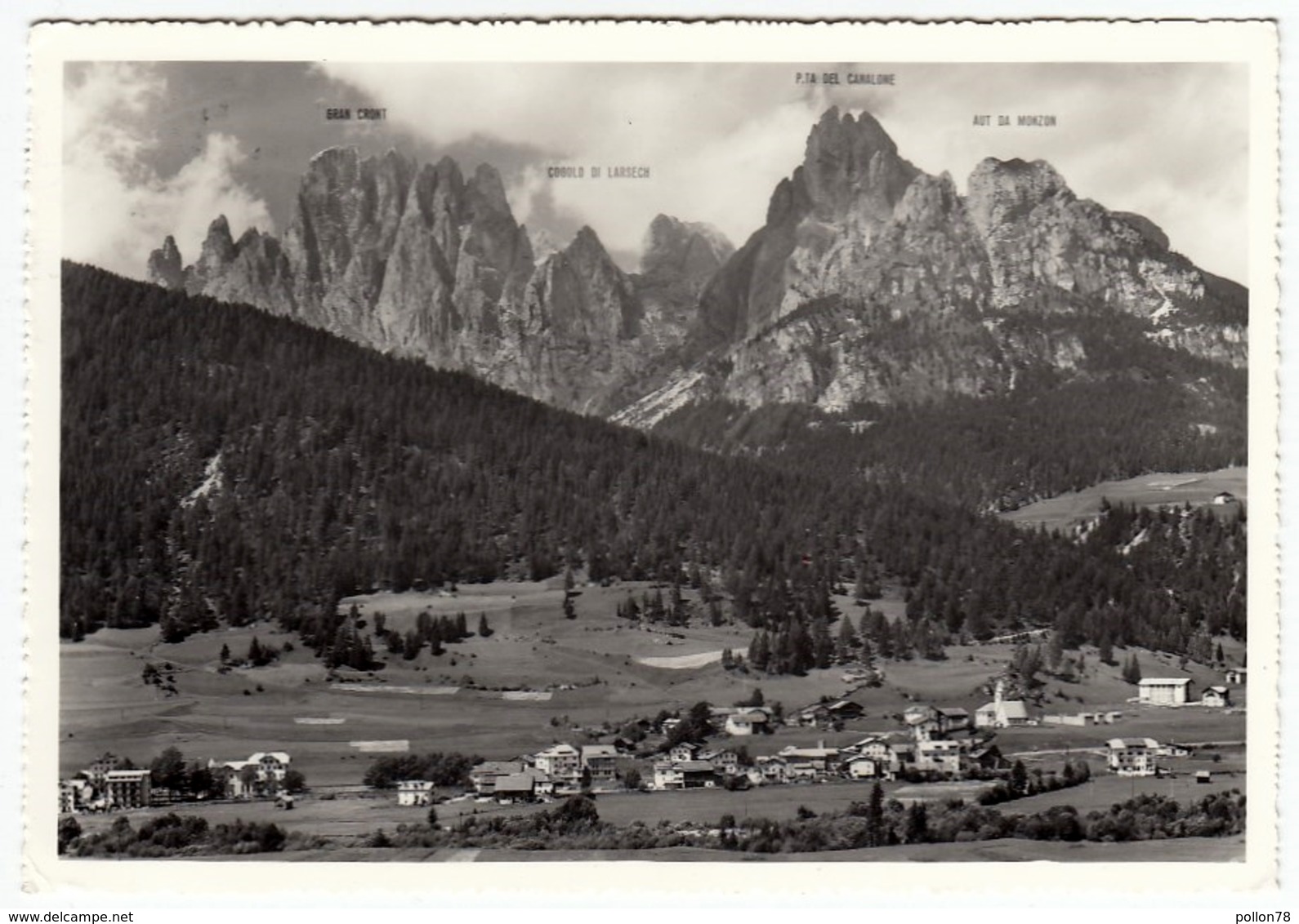 DOLOMITI DI FASSA - PERRA COI DIRUPI DI LARSEC - TRENTO - 1964 - Trento