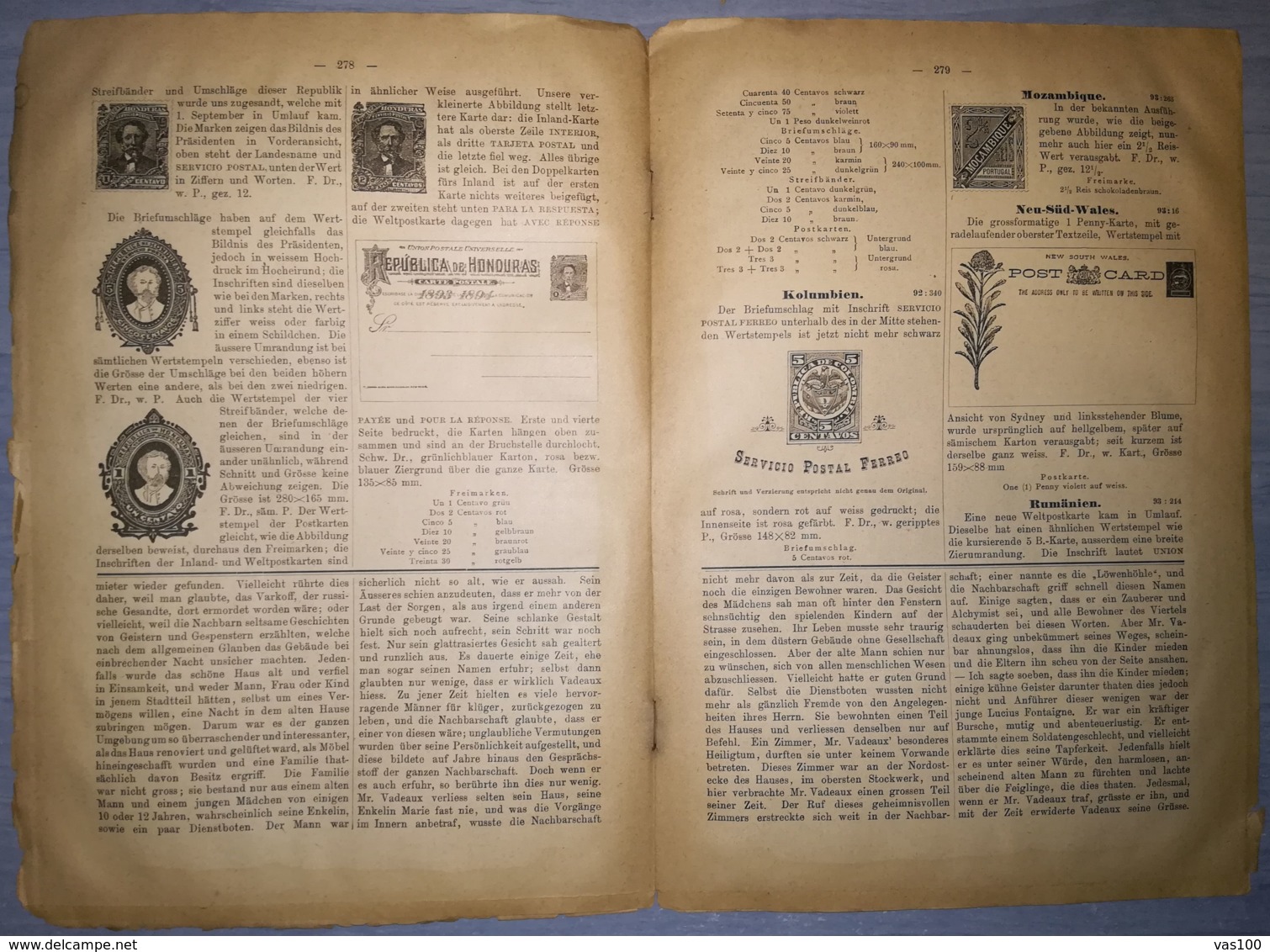 ILLUSTRATED STAMPS JOURNAL- ILLUSTRIERTES BRIEFMARKEN JOURNAL MAGAZINE, LEIPZIG, NR 19, OCTOBER 1893, GERMANY - Deutsch (bis 1940)