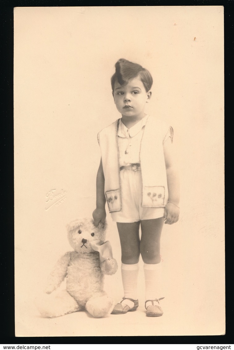 KIND  ENFANT  TEDDYBEER  FOTOKAART   CARTE PHOTO - Autres & Non Classés