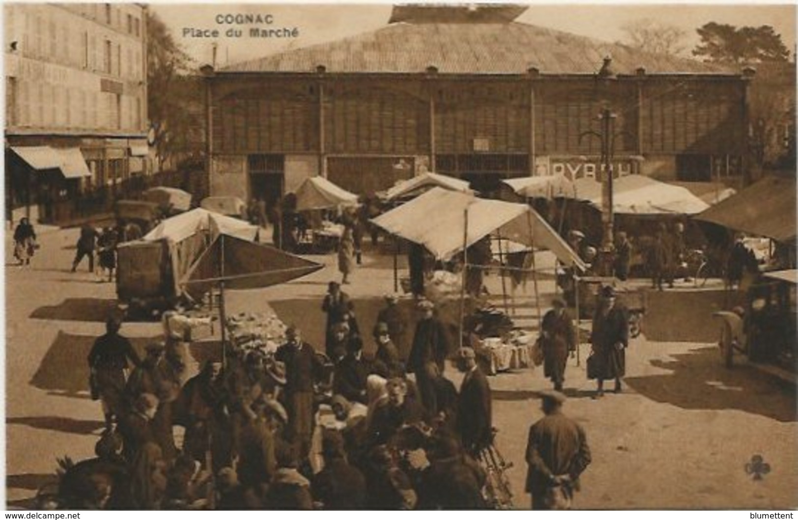 CPSM - Marchands Ambulants Place Du Marché COGNAC 16 - Cognac