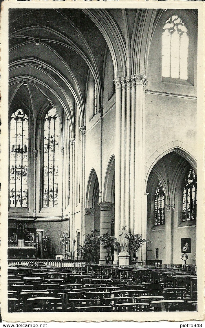 Berchem (Anvers, Belgio) Binnenzicht Van St. Hubertuskerk, Interieur De L'Eglise De St. Hubertus - Antwerpen